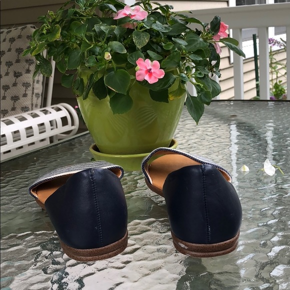 J Crew navy/white striped slides - Picture 3 of 6